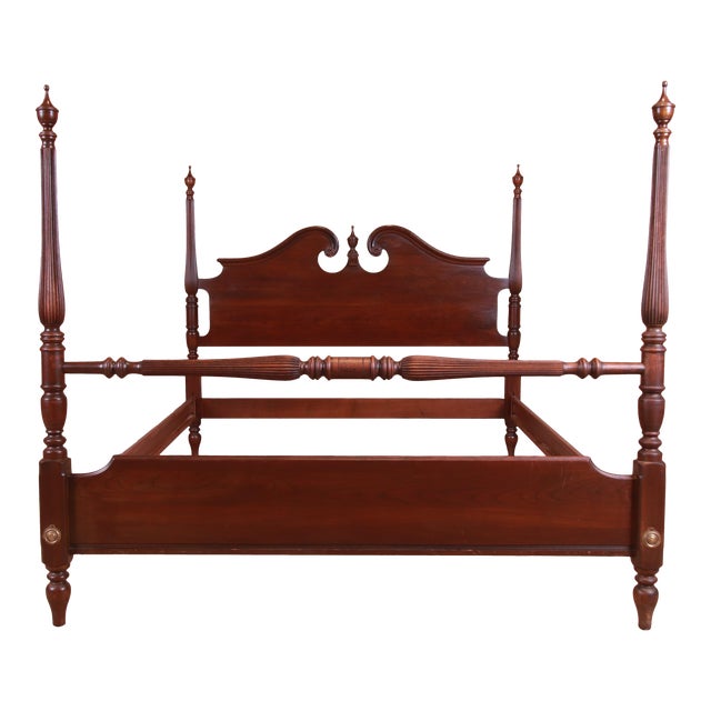 Ethan Allen Court Collection Mahogany Four Poster Queen Size