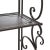 Metal Tyrique 4 Tier Shelf Unit - Rustic Brown For Sale - Image 7 of 11