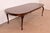 1970s Henkel Harris Queen Anne Solid Mahogany Extension Dining Table, Newly Refinished For Sale - Image 5 of 15