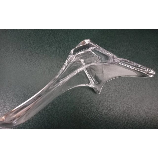 Mid-Century Crystal Vase from Daum, France For Sale - Image 6 of 9