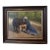 Olaf Palm “Milking” Framed Oil Painting For Sale