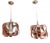 Space Age Chrome-Plated Metal Pendant Lights, 1970s, Set of 2 For Sale