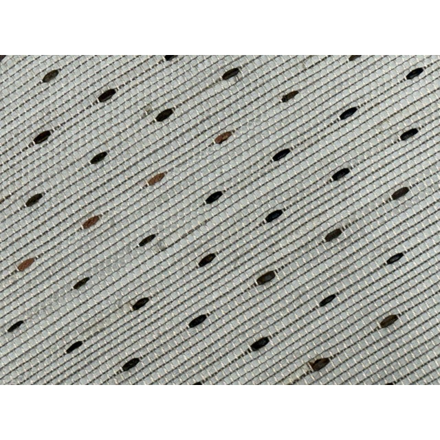 Art Deco Ottoman + Wood Base, Circa 1920's For Sale - Image 10 of 12