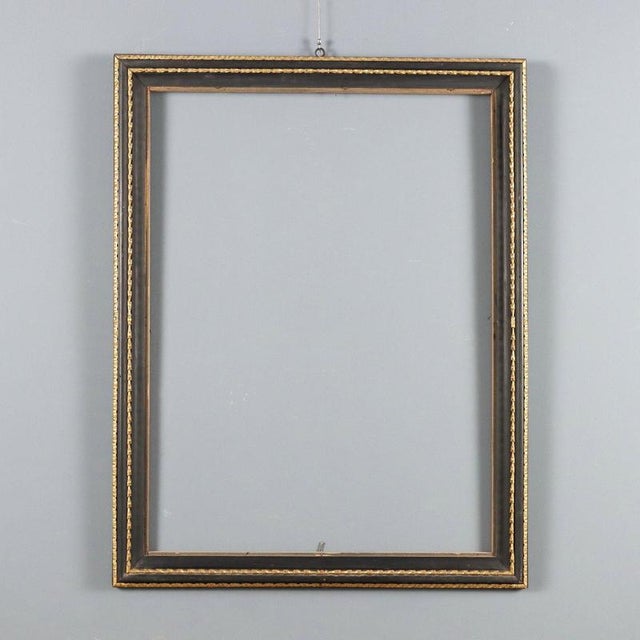 Neoclassical Frame in Ebonized Fruitwood For Sale - Image 10 of 10