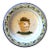 Atelier Bondil Moustiers French Faïence Wall Plate With Hand-Painted Floral Urn For Sale