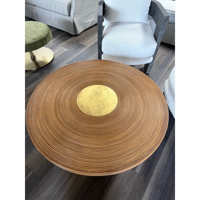 Boho Chic Brooks Eden Rattan Coffee Table For Sale - Image 3 of 3