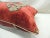 Antique Burnt Orange Silk Velvet Applique Long Bolster Decorative Pillow - 17 X 30 For Sale - Image 4 of 13