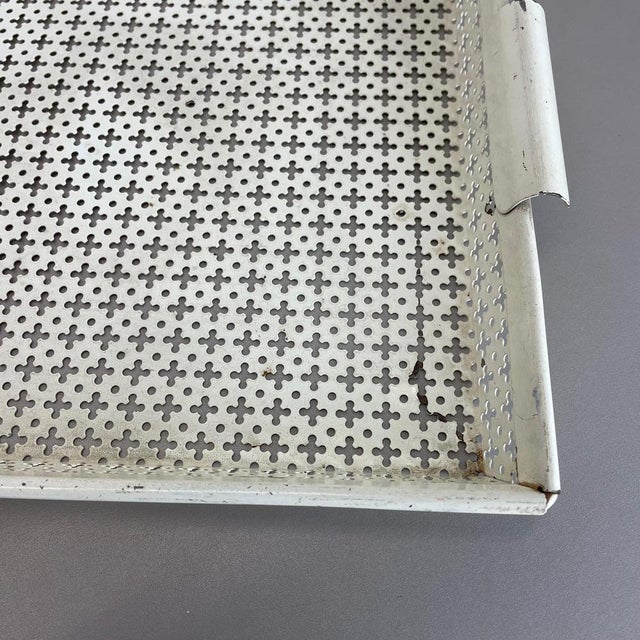 French Modernist Rigituelle Tray in Metal from Mathieu Matégot, 1950s For Sale - Image 9 of 18