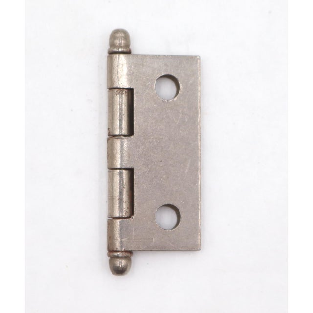 Vintage 1 X 1.25 In. Steel Cabinet Door Hinge For Sale - Image 4 of 4