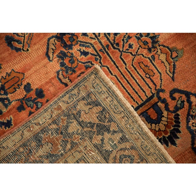 Textile Vintage Sarouk Rug - 4'3" x 6'7" For Sale - Image 7 of 11