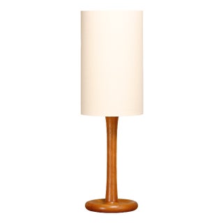 Large Scandinavian Modern Floor Lamp in Teak from Dyrlund, 1970s For Sale