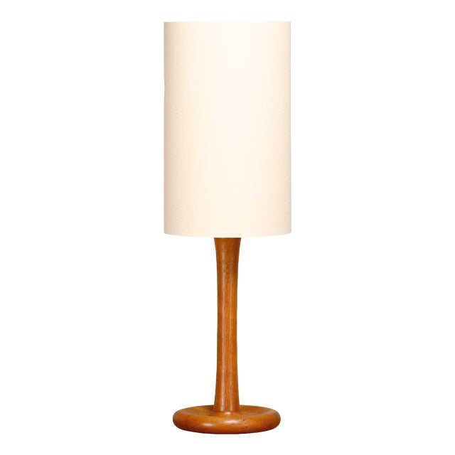 Large Scandinavian Modern Floor Lamp in Teak from Dyrlund, 1970s For Sale