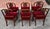 Vintage Mahogany Hepplewhite Style Set of Six Dining Chairs For Sale - Image 11 of 12