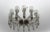 Metal Vintage Metal Chandelier by Scolari, 1970s For Sale - Image 7 of 12