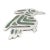Vintage Mexican Sterling & Copper Mixed Metals Bird Brooch With Azurite Inlay For Sale - Image 4 of 12