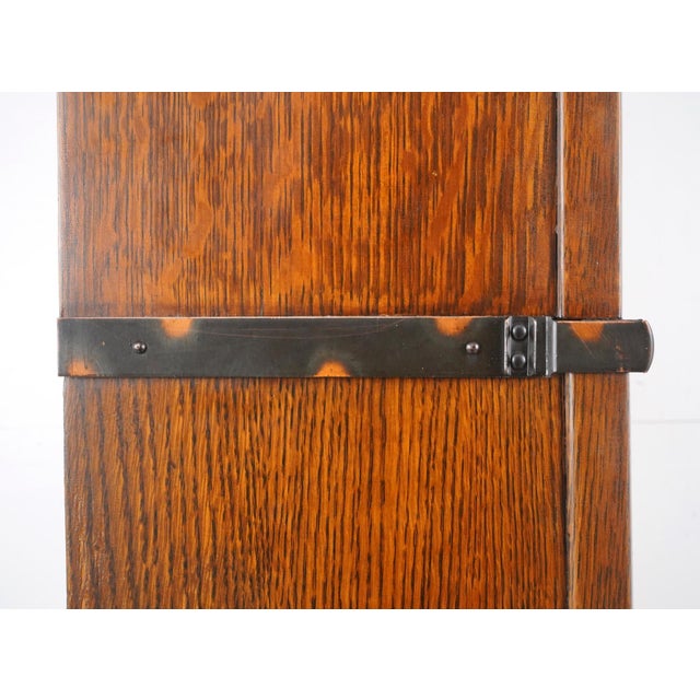 Antique Five Section Oak Hale Barrister Bookcase For Sale - Image 11 of 12