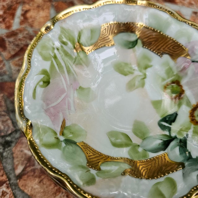 Antique Hand Painted Nippon Japan Porcelain Bowls For Sale In San Francisco - Image 6 of 12