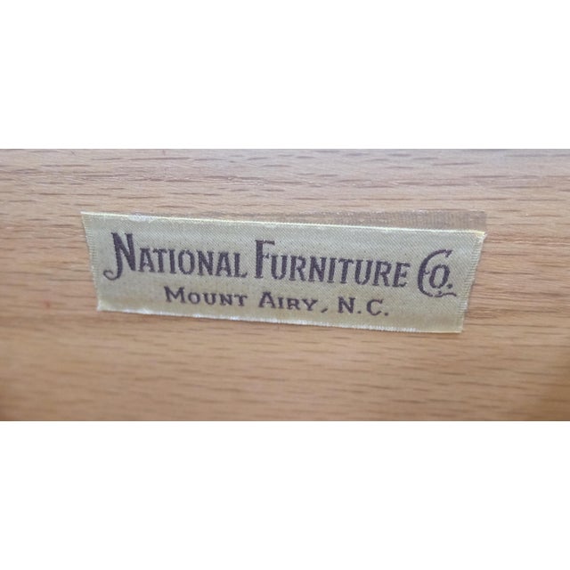 Brown Pickled Solid Cherry Country French 6 Drawers High Chest Boy Dresser MINT! For Sale - Image 8 of 16