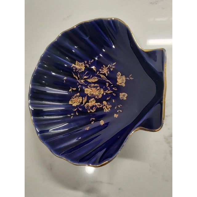 Vintage 1940s Porcelain Limoges Castel France 22k Gold Decorative