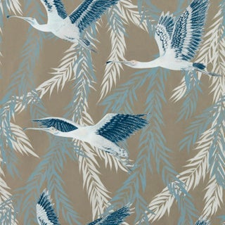 Harlequin Valentina Wallpaper in Exhale /Ink For Sale