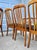 Wood Danish Mid Century Modern Style Dining Chairs | Set of Six in Benny Linden Style For Sale - Image 7 of 12