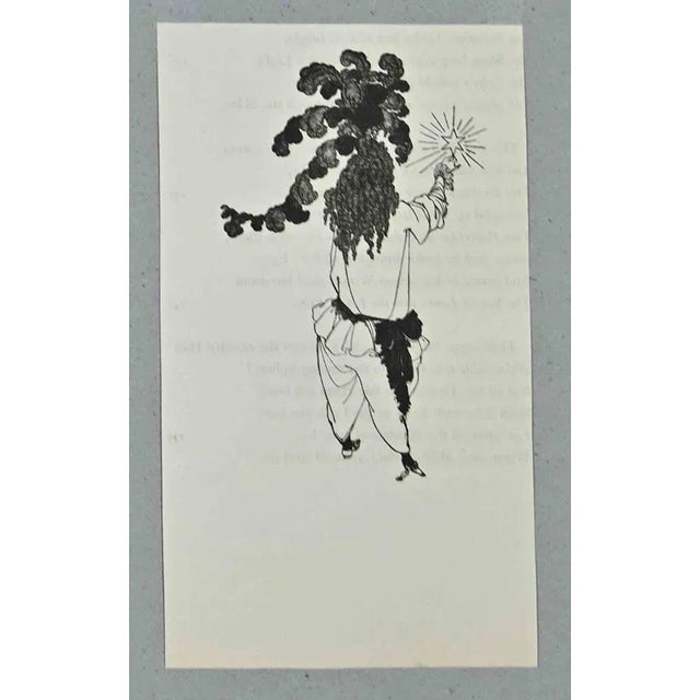 One Star from "The Rape of the Lock" is a vintage lithograph realized in 1896 by Aubrey Beardsley, as part of the Suite...