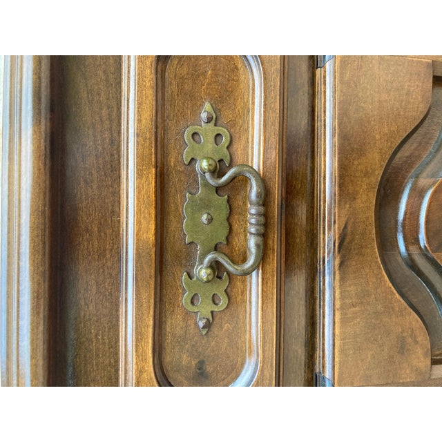 Early 20th Century Spanish Nightstands with Drawer & Bronze Details, 1920, Set of 2 For Sale - Image 12 of 18