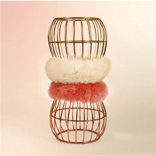 Gold Andy Stool Brass by Ottiu For Sale - Image 8 of 10