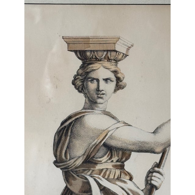 Sculpture Materials Pair of Antique French Engravings After Girard Audran – La Marine & L’Abondance For Sale - Image 7 of 9