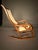 American Victorian Lincoln Rocking Chair in Walnut-Stained Birch With Goose-Neck Arms, Circa 1890 For Sale - Image 17 of 18