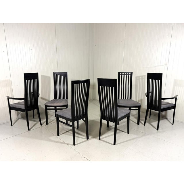 Textile Chairs by Bandelow for Tonon, 1980s, Set of 6 For Sale - Image 7 of 18