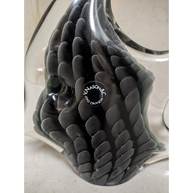 Glass Vintage v. Nason & C. Murano Glass Fish Sculpture For Sale - Image 7 of 8
