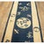 1880s Blue Floral Antique Imperial Traditional Chinese Peking Rug Knotted Runner For Sale - Image 4 of 6
