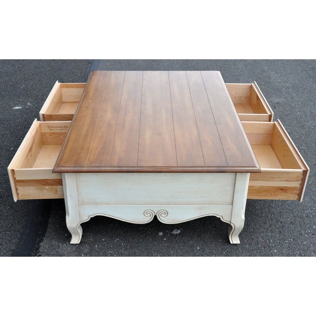 Ethan Allen French Country Provincial Coffee Table Chairish