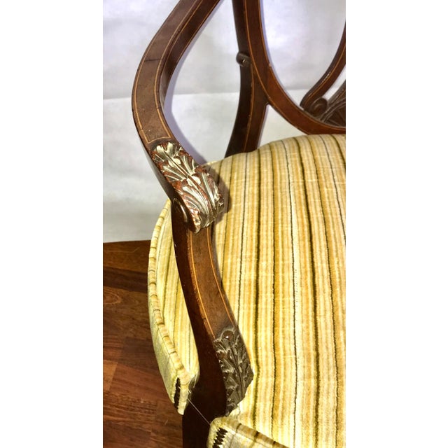 Antique Hepplewhite Settee Loveseat Timeless Elegance For Sale In Seattle - Image 6 of 9