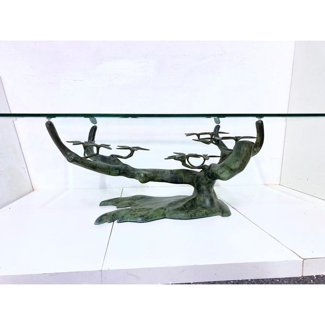 Hollywood Regency Bonsai Coffee Table by Willy Daro, Belgium, 1970s For Sale - Image 10 of 14