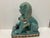 This 20 inch high ceramic lion was made in China in the late 90’s In very good condition Very rich colors A real guardian...