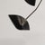 Modern Black Spider Ceiling Lamp with Five Curved Fixed Arms by Serge Mouille For Sale - Image 6 of 12