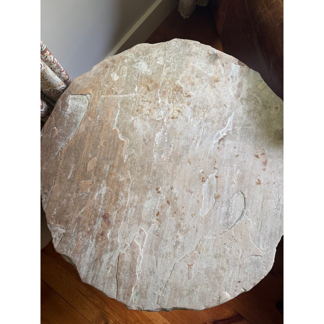 Rustic European Antique Stone Table For Sale - Image 3 of 3