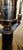 1970s Ethan Allen Mid-Century Modern Antiqued Brass Orb Table Lamp With Drum Shade For Sale - Image 9 of 18
