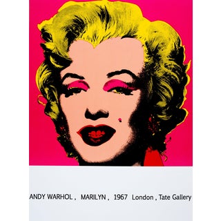 Marilyn Monroe at Tate Gallery Poster after Andy Warhol For Sale