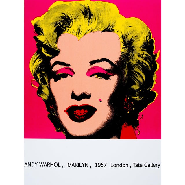 Marilyn Monroe at Tate Gallery Poster after Andy Warhol For Sale