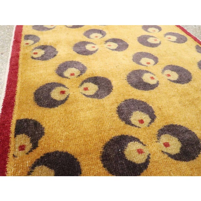 Mid 20th Century Galerie Shabab Colletion Mid-20th Century Turkish Art Deco Runner For Sale - Image 5 of 9