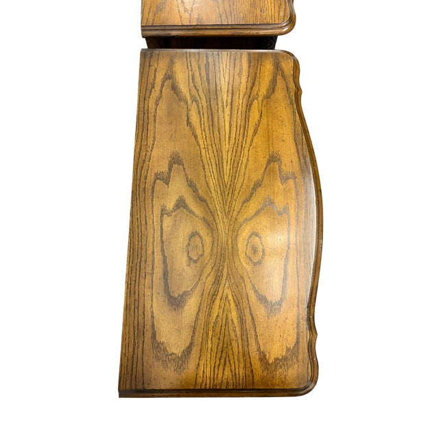 Brown Late 20th Century Drexel Chatillon Collection Louis XV French County Style Oak Nightstands - A Pair For Sale - Image 8 of 14