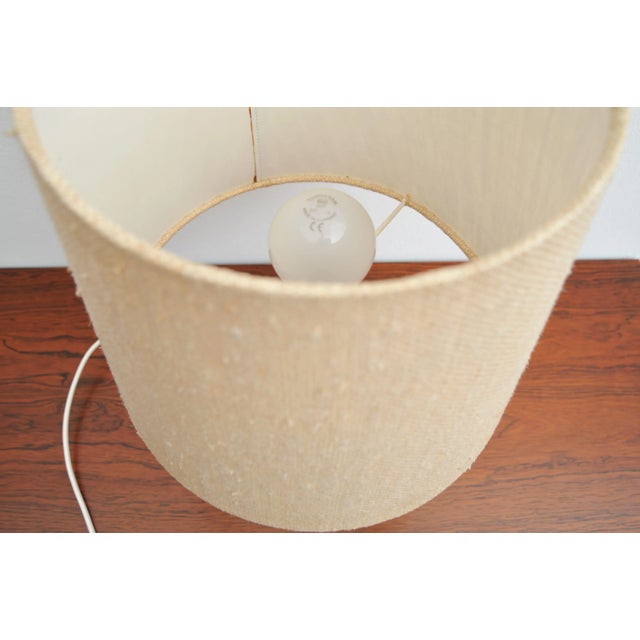 Small Table Lamp with Travertine Foot For Sale - Image 5 of 6