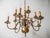 Metal Antique 2-Tier Chandelier with Fish For Sale - Image 7 of 16
