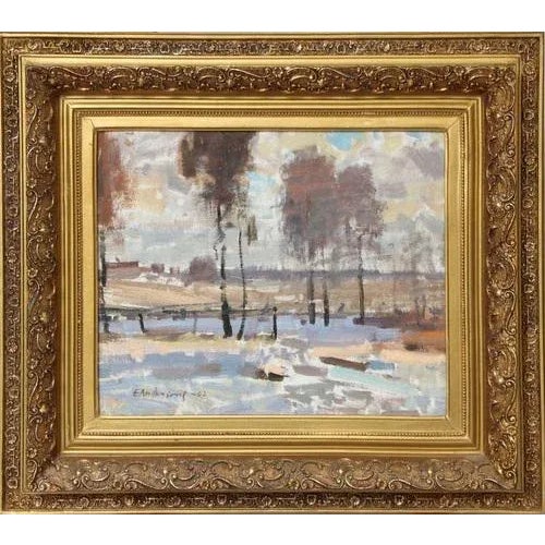 Landscape, Oil on Board, 20th Century For Sale - Image 5 of 5