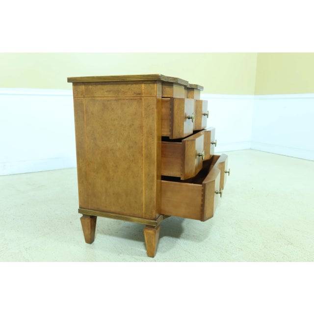 Jonathan Richards Neoclassical 3 Drawer Walnut Chest For Sale In Philadelphia - Image 6 of 11