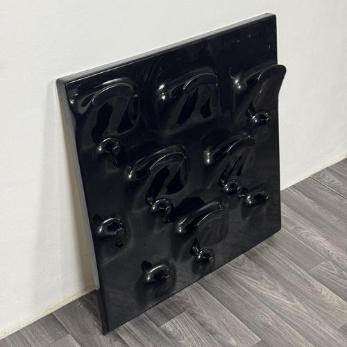 Slab Coat Rack attributed to De Pas, Durbino & Lomazzi for Longato, Italy, 1967 For Sale - Image 4 of 14