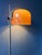 Space Age Floor Lamp with Chrome Base and Orange Shade from Guzzini For Sale - Image 4 of 13